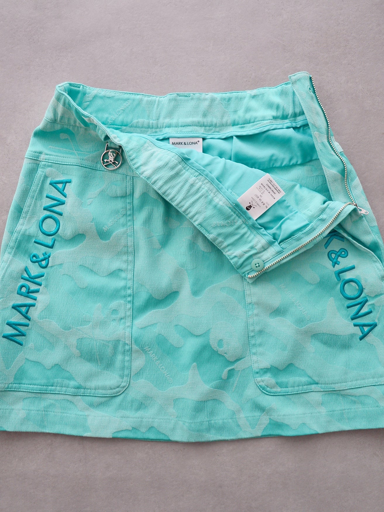 Gauge Trapeze Mini Skirt | WOMEN / MINT