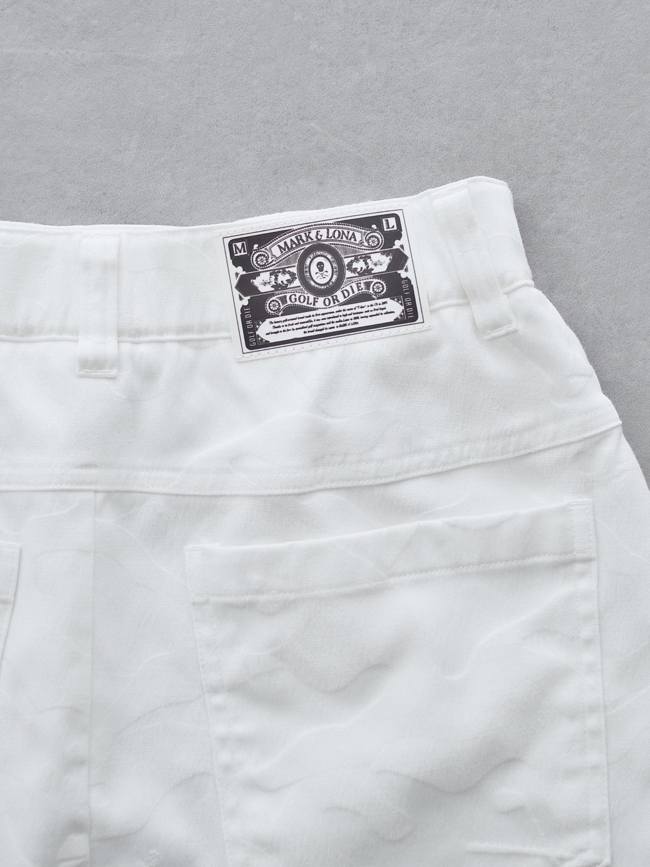 Gauge Trapeze Mini Skirt | WOMEN / WHITE