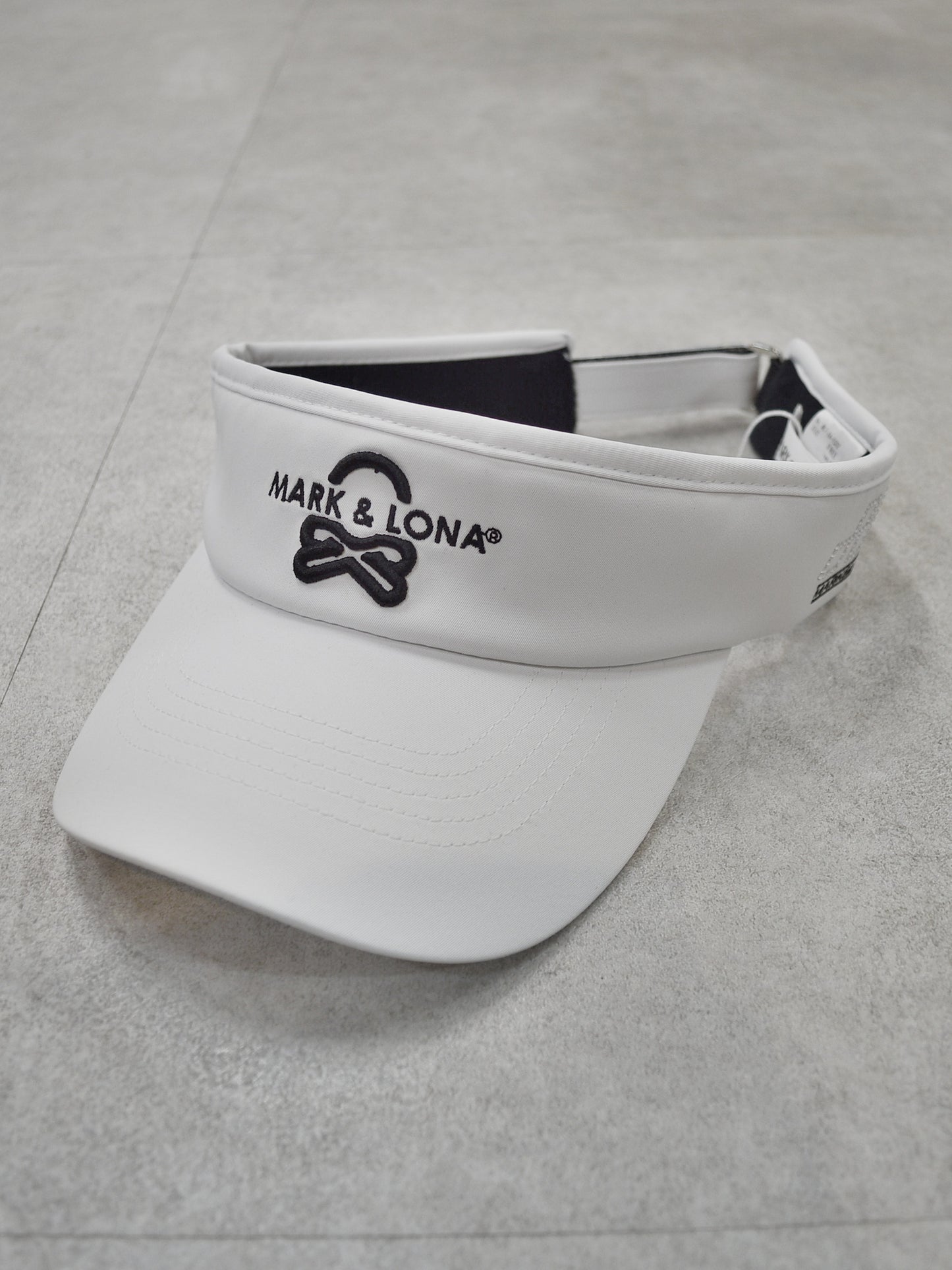 Option Crystal Flag Visor | MEN and WOMEN / WHITE