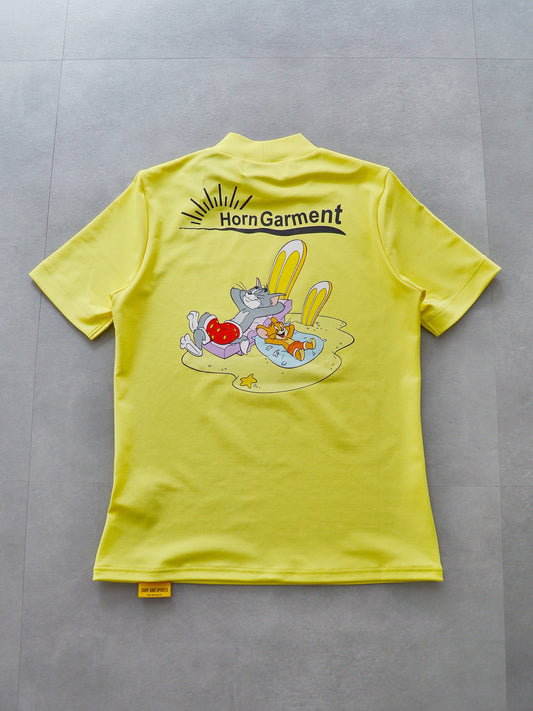 Endless Summer Mock Neck – Tom and Jerry Edition  | WOMEN / YELLOW