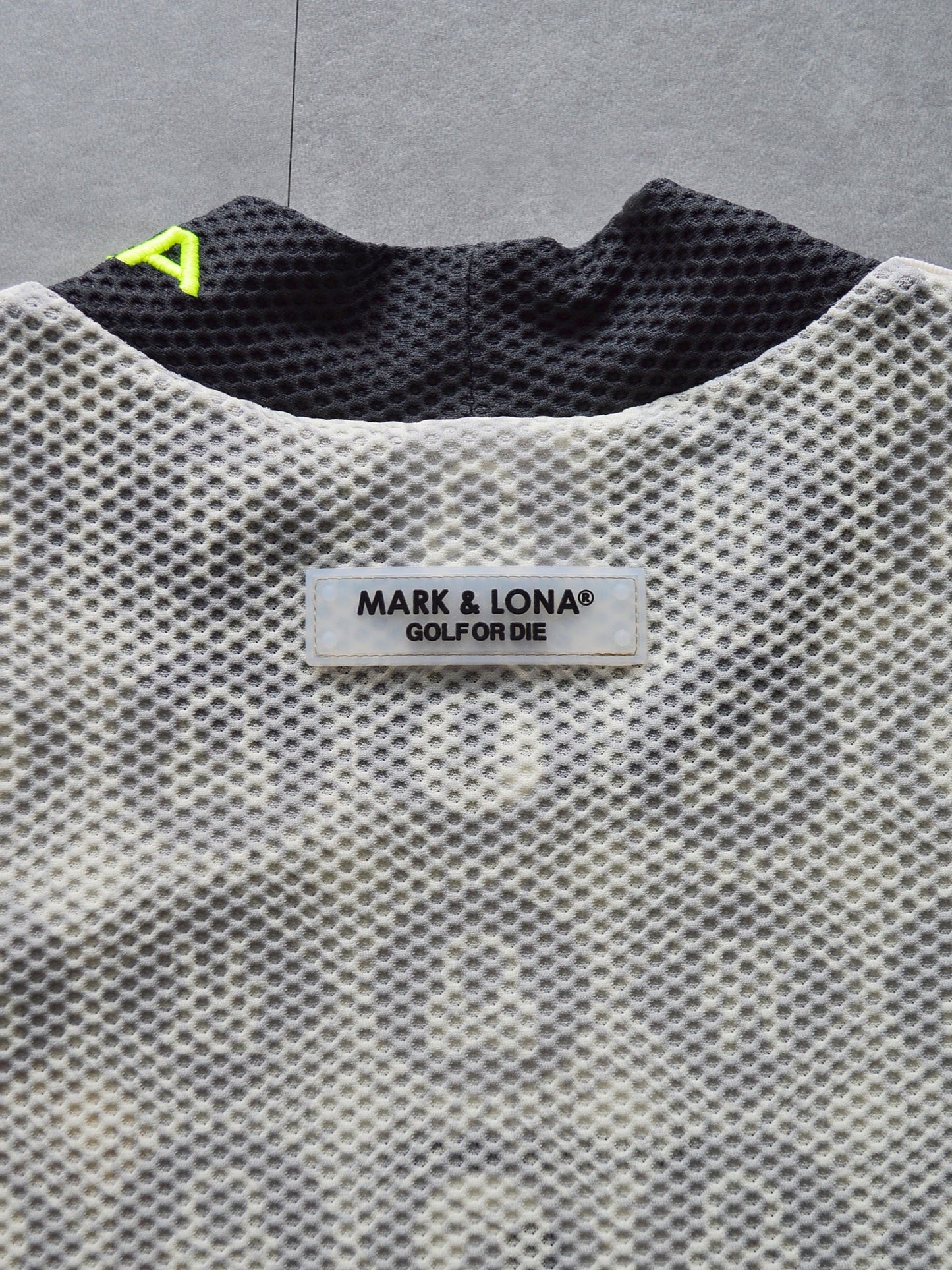 B.O.C Mesh Mock Tee | MEN / IVORY