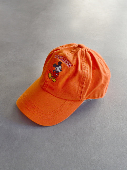 VACATION Mickey Dad Cap | MEN and WOMEN / ORANGE