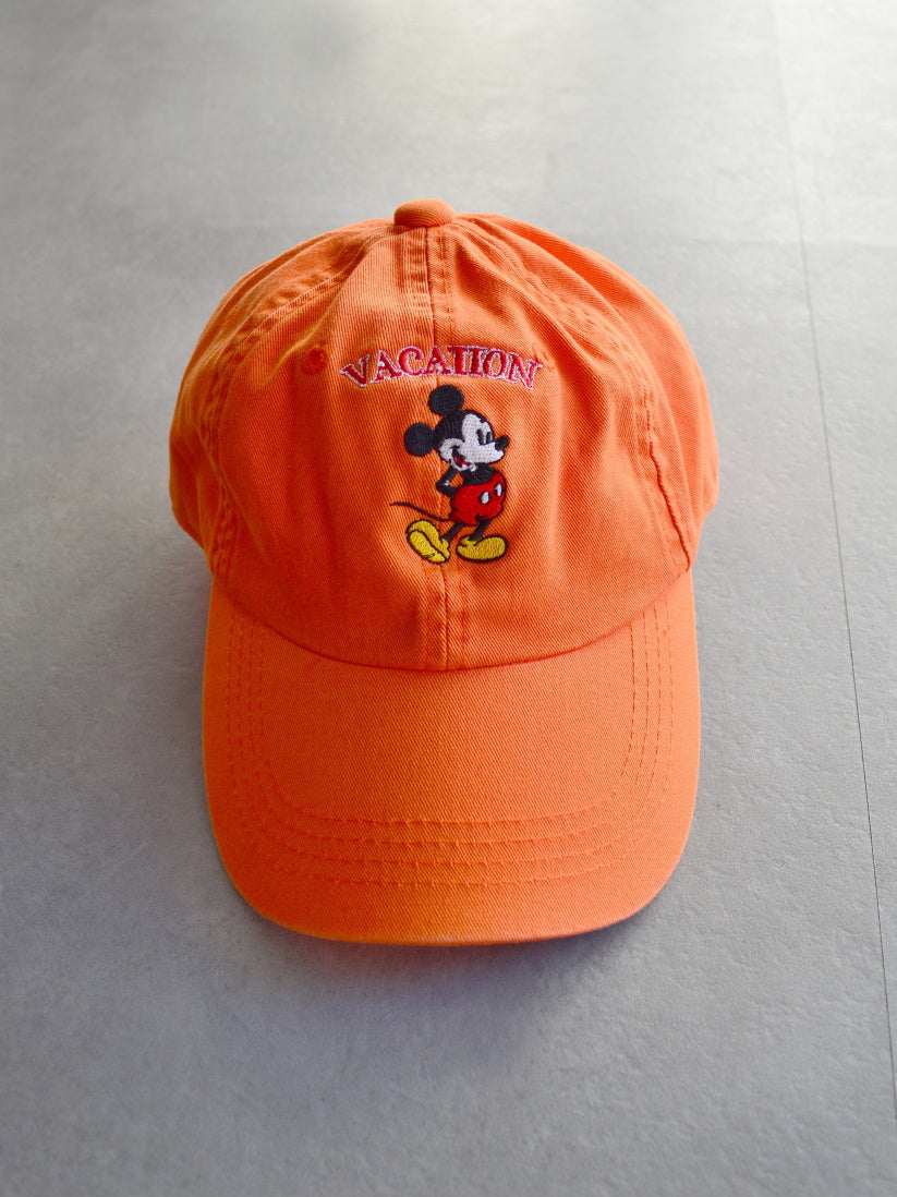 VACATION Mickey Dad Cap | MEN and WOMEN / ORANGE