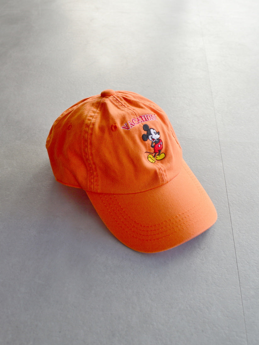 VACATION Mickey Dad Cap | MEN and WOMEN / ORANGE