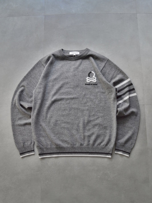 Quadro Silky Wool Sweater | MEN / H.GREY