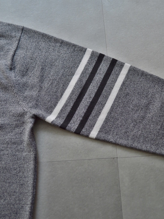 Quadro Silky Wool Sweater | MEN / H.GREY