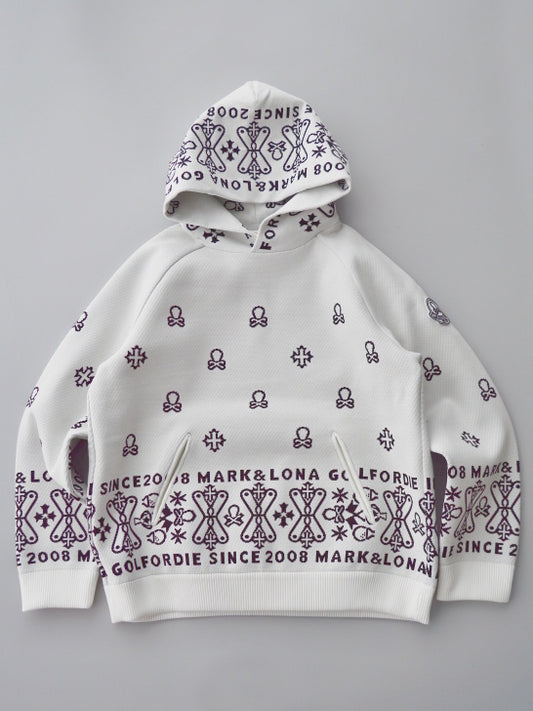 Svastika Poly Flex Hoodie | MEN / WHITE