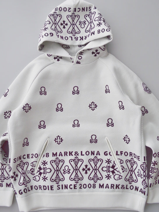 Svastika Poly Flex Hoodie | MEN / WHITE