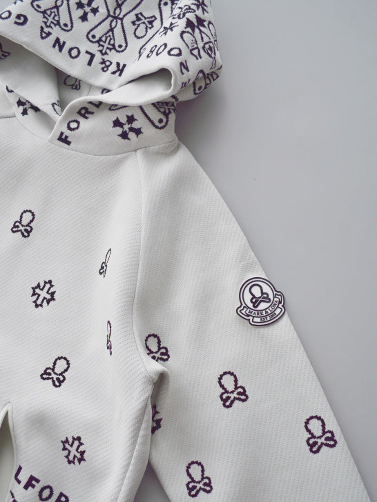 Svastika Poly Flex Hoodie | MEN / WHITE