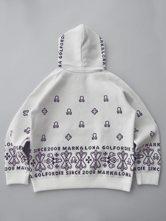 Svastika Poly Flex Hoodie | MEN / WHITE