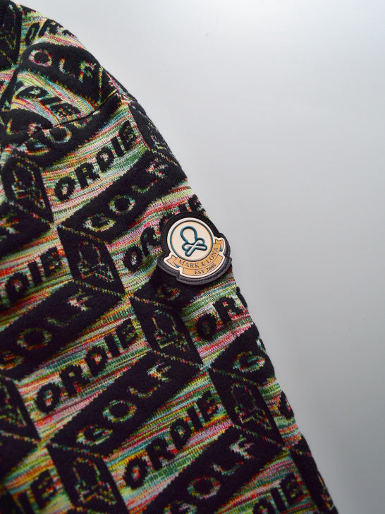 Dépêche Geometry Jacquard Knit | MEN / BLACK