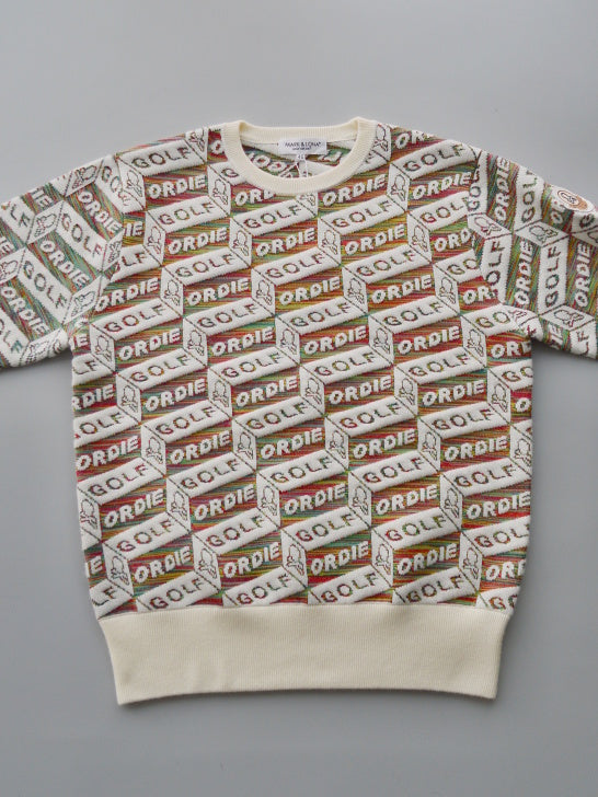 Dépêche Geometry Jacquard Knit | MEN / OFF.WHITE