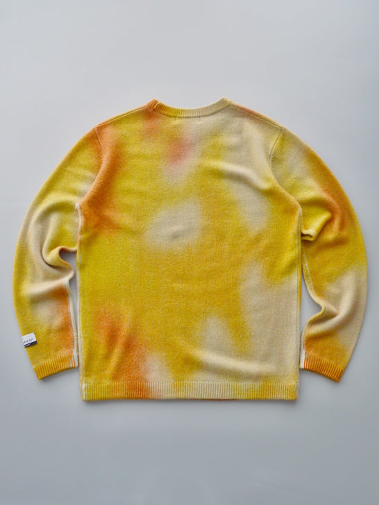 Eclipse Camo Cashmere Knit | MEN / ORANGE