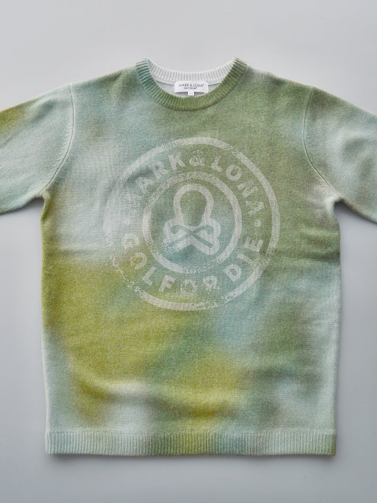 Eclipse Camo Cashmere Knit | MEN / KHAKI