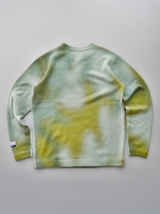 Eclipse Camo Cashmere Knit | MEN / KHAKI
