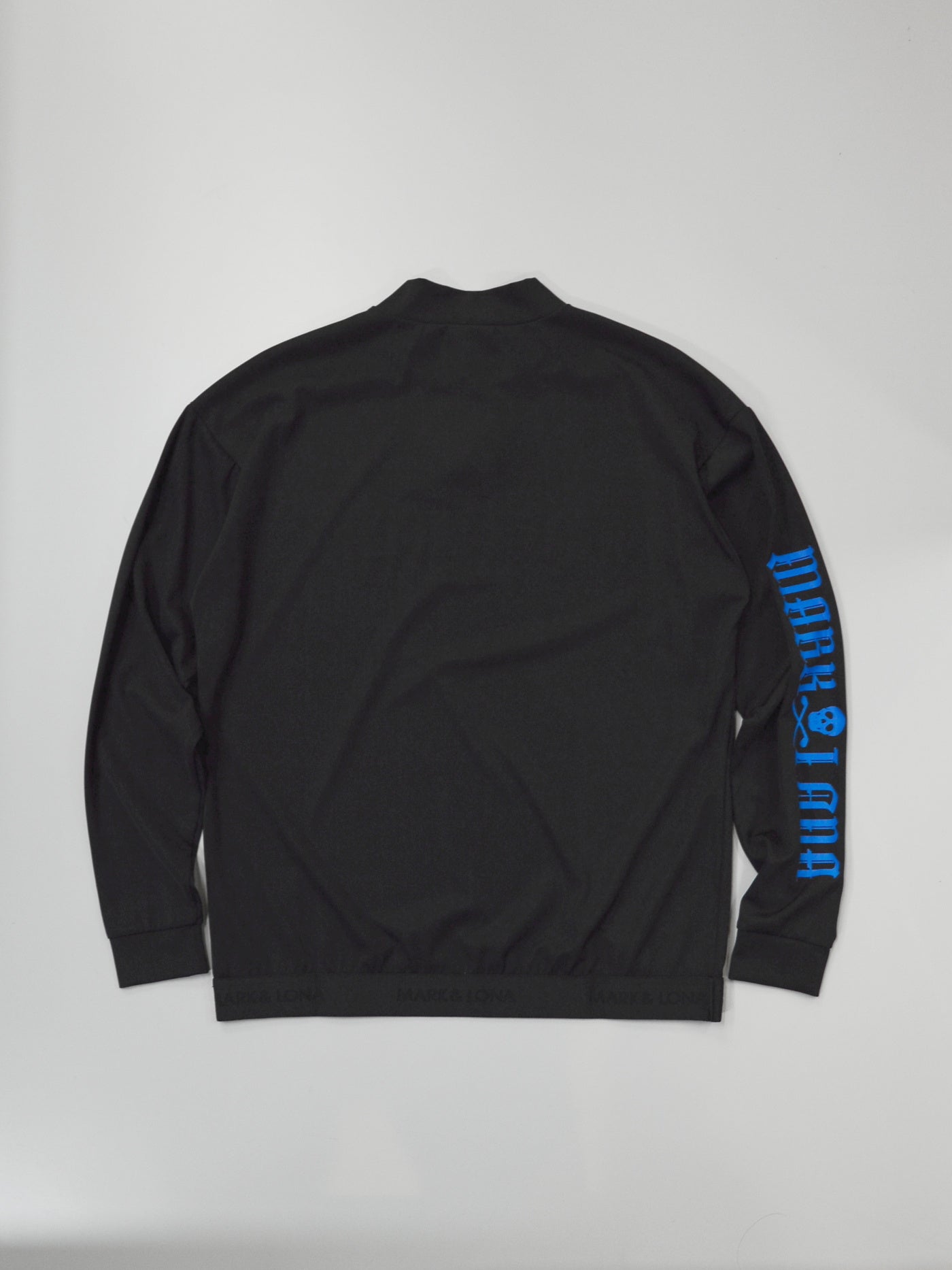 Fractur Smooth Mock Neck | MEN / BLACK