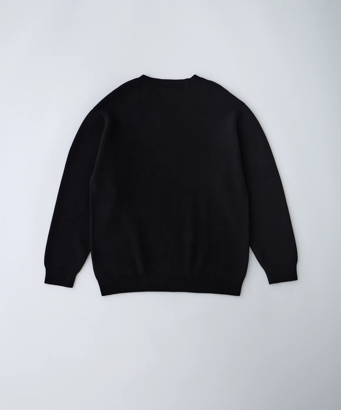 NVG Old English Crew Knit / BLACK