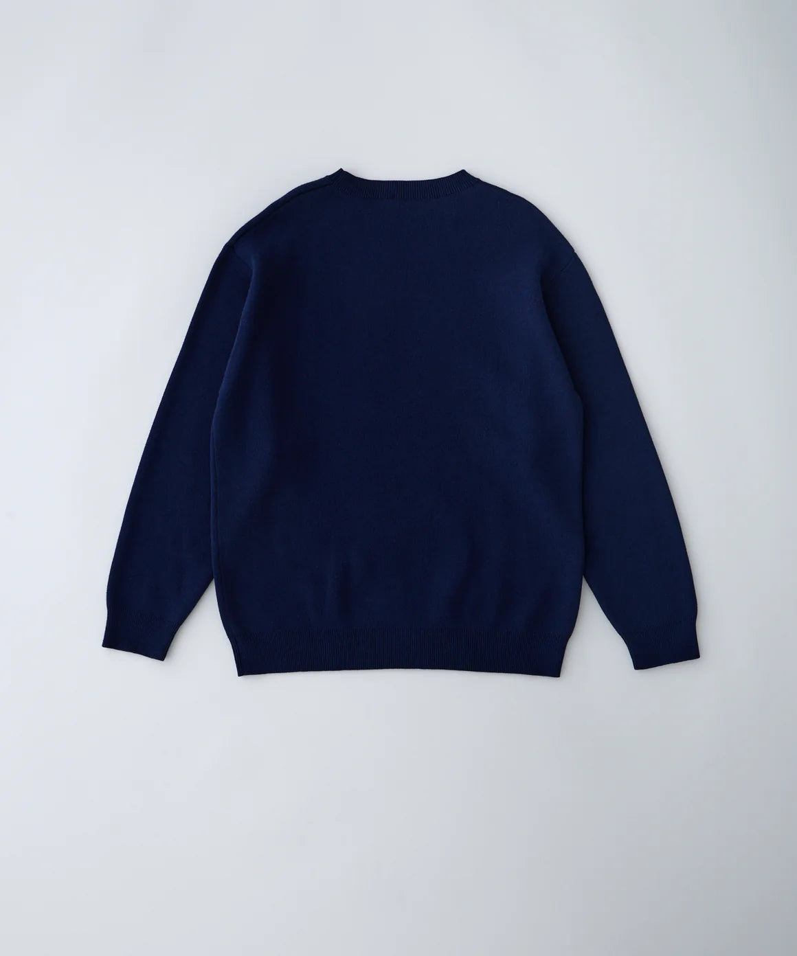 NVG Old English Crew Knit / NAVY