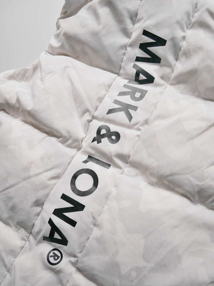 ACD Camo Goose Down Vest | MEN / WHITE