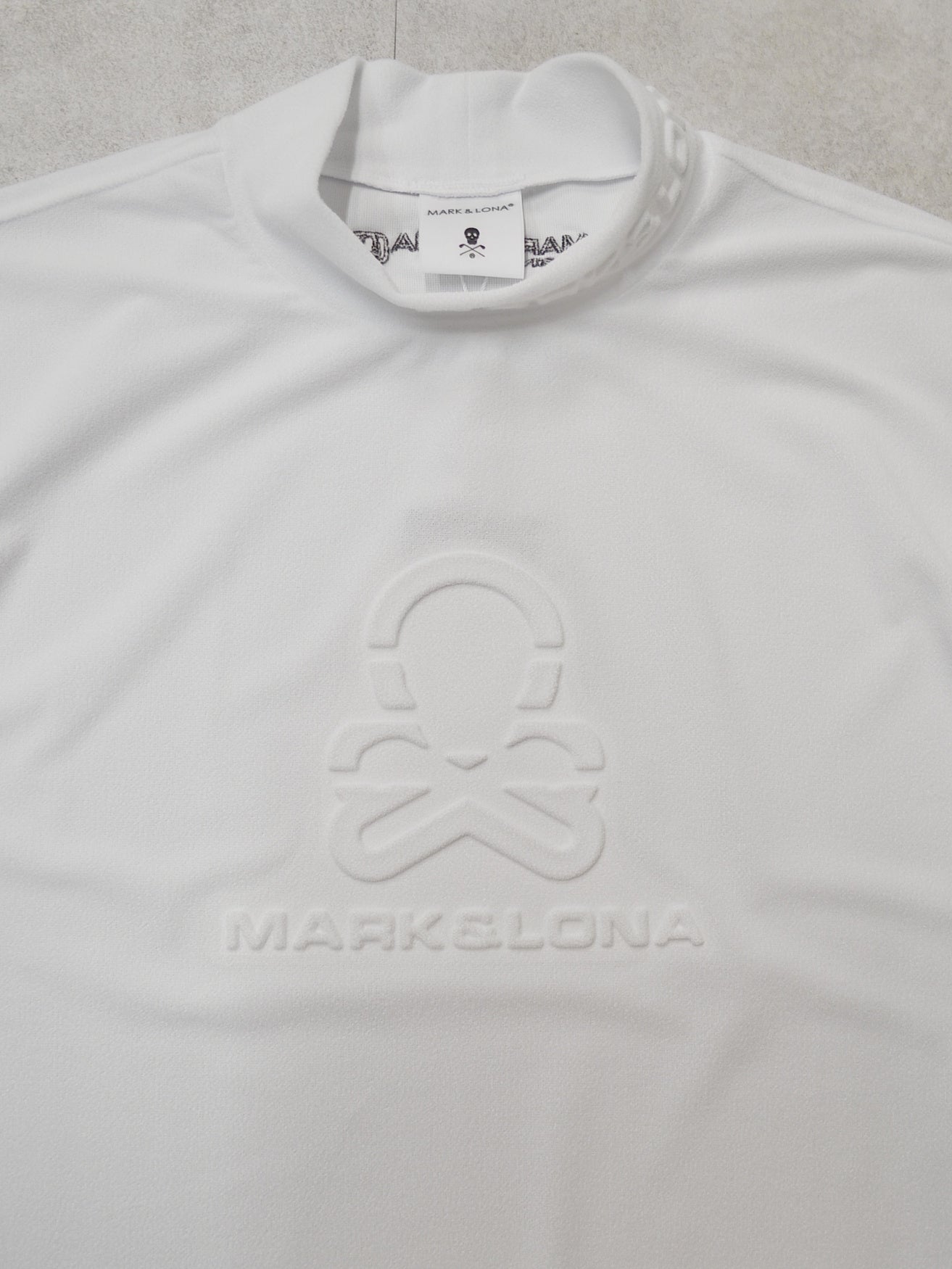 Ever ECONYL® Mock Neck Tee | MEN / WHITE