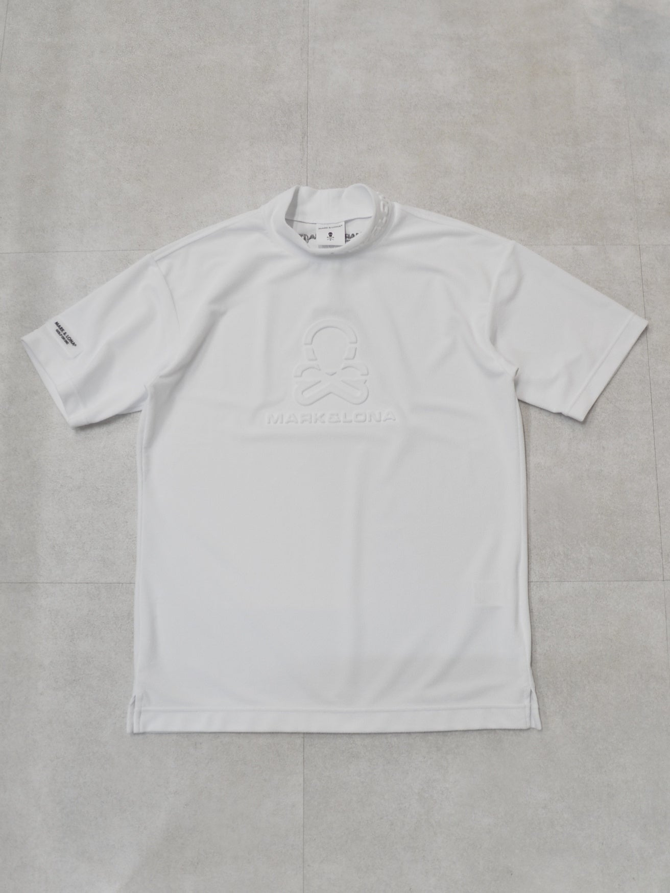 Ever ECONYL® Mock Neck Tee | MEN / WHITE