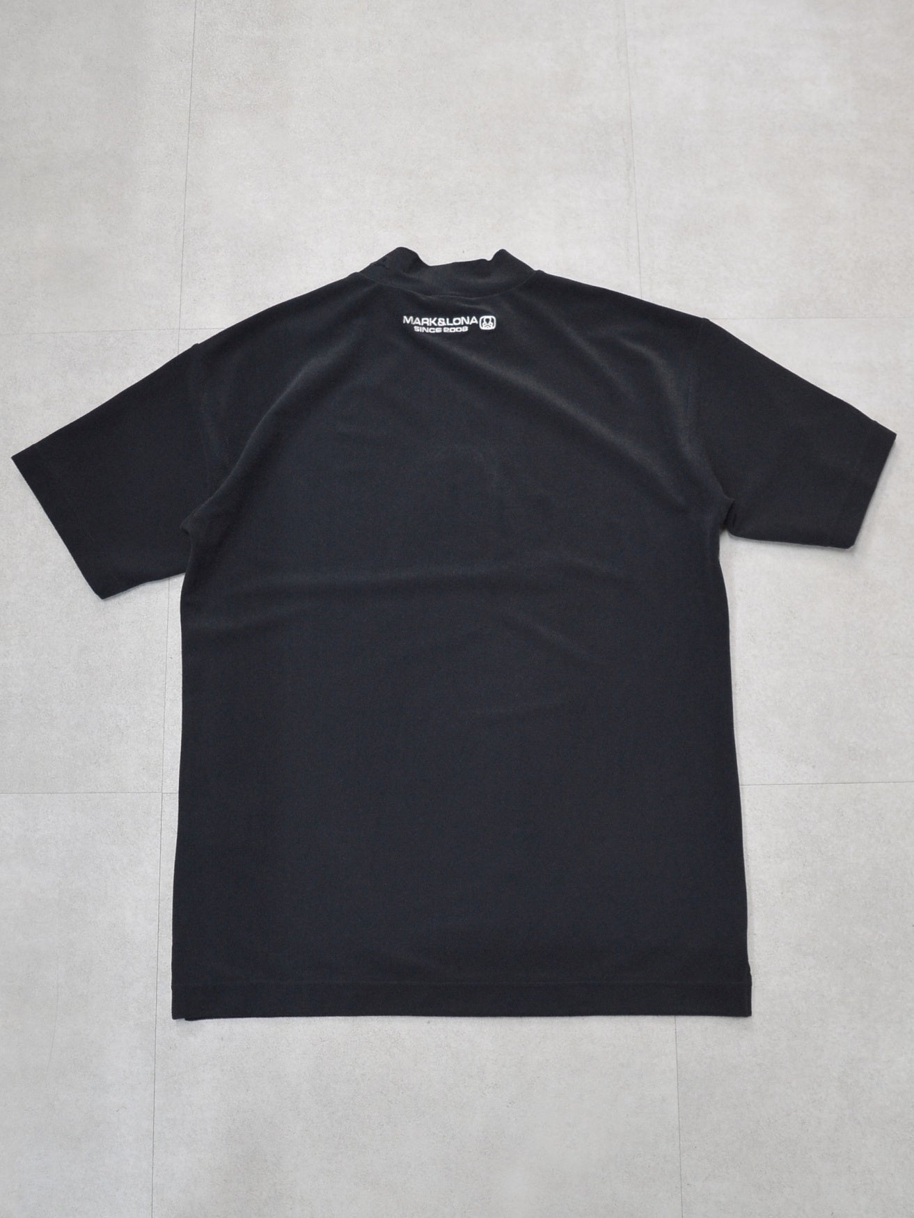 Ever ECONYL® Mock Neck Tee | MEN / BLACK