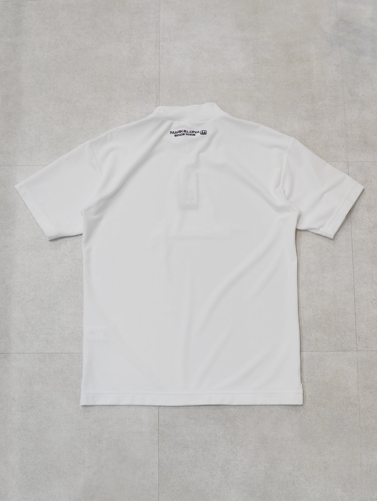 Ever ECONYL® Mock Neck Tee | MEN / WHITE