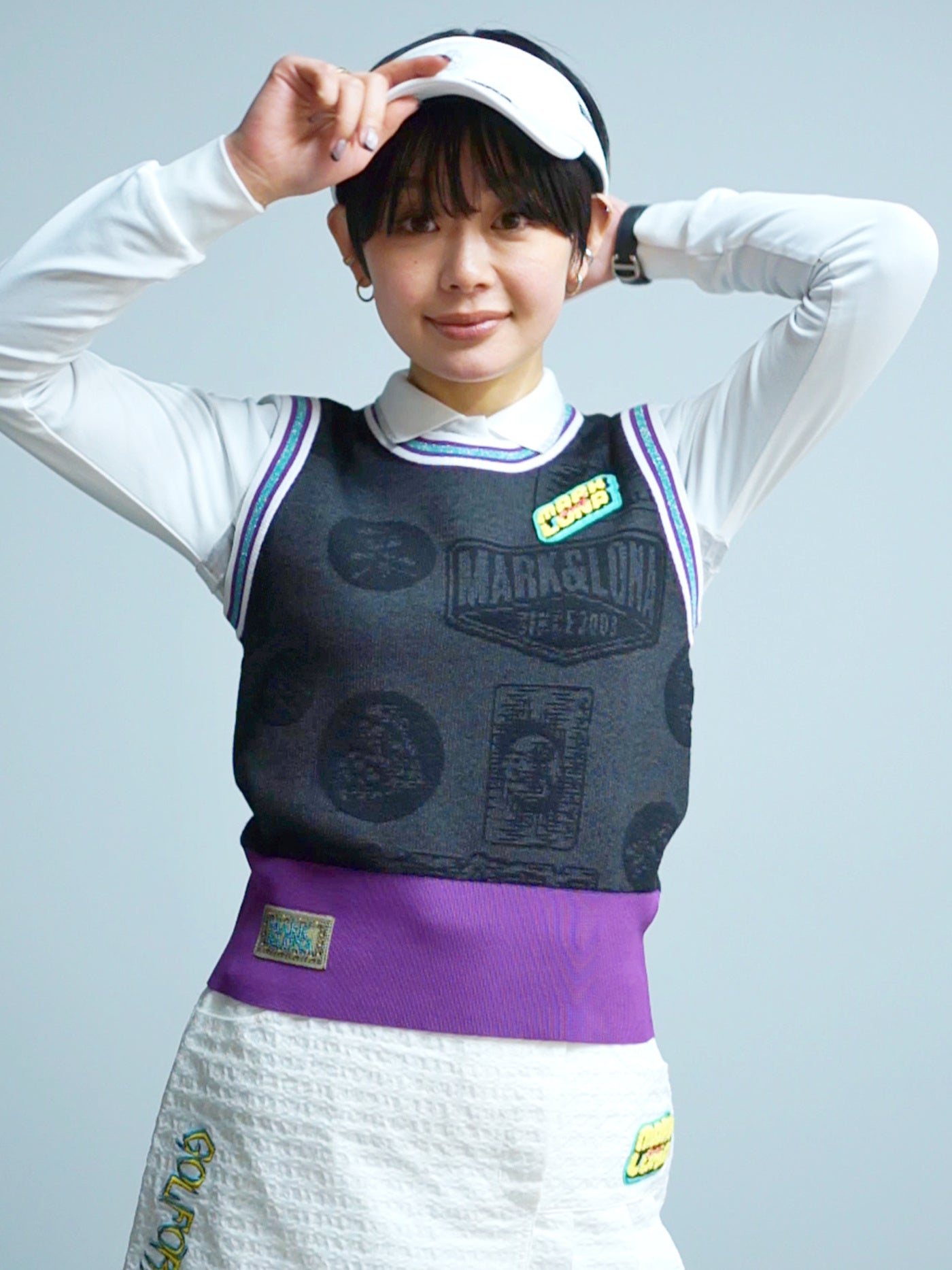 Cindy Round Neck Vest | WOMEN / BLACK