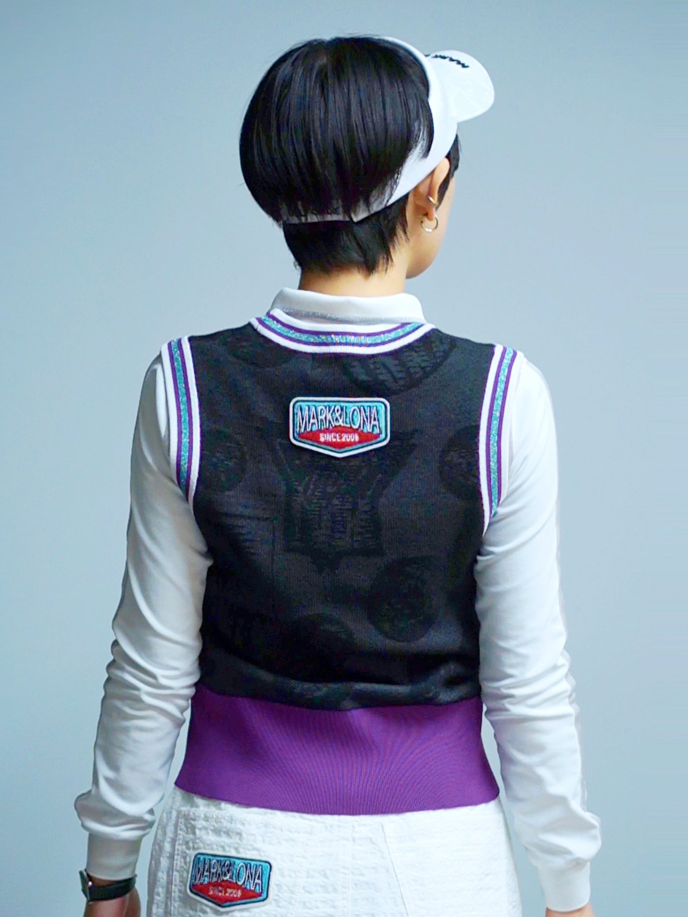 Cindy Round Neck Vest | WOMEN / BLACK