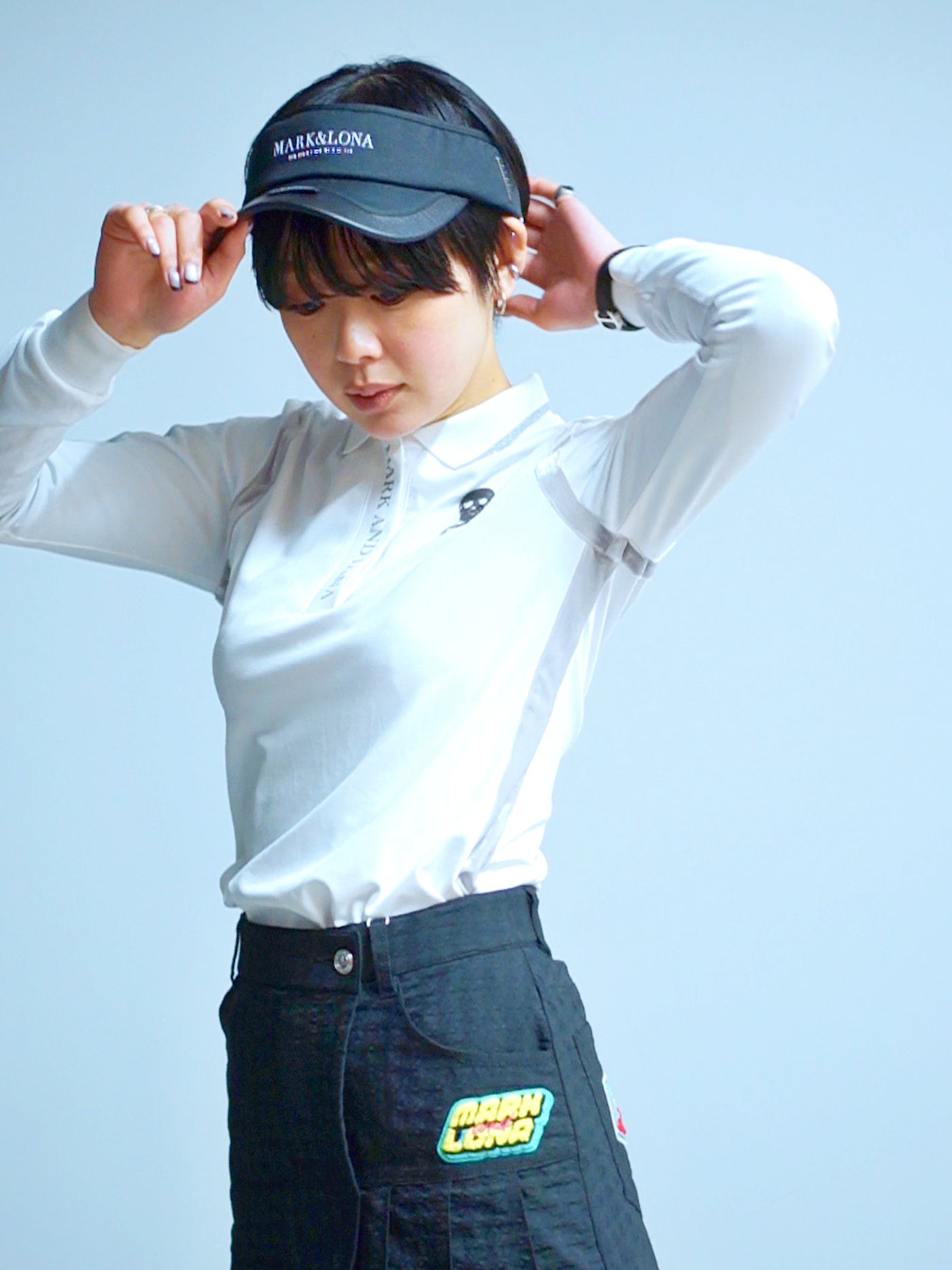 Velocity Long-Sleeve Polo | WOMEN / WHITE