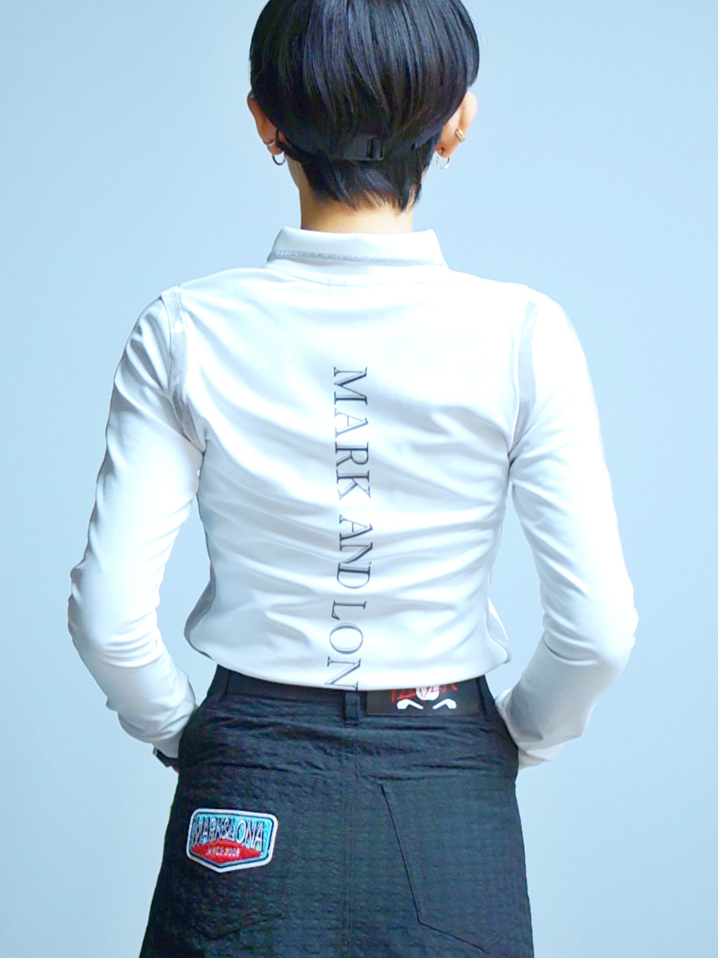 Velocity Long-Sleeve Polo | WOMEN / WHITE