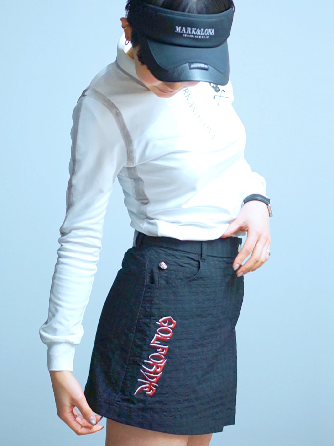 Velocity Long-Sleeve Polo | WOMEN / WHITE