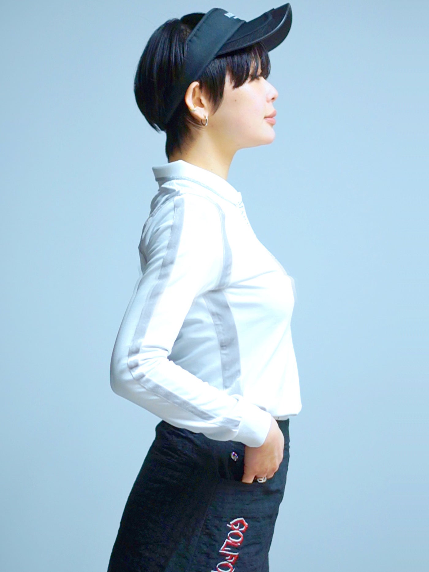 Velocity Long-Sleeve Polo | WOMEN / WHITE