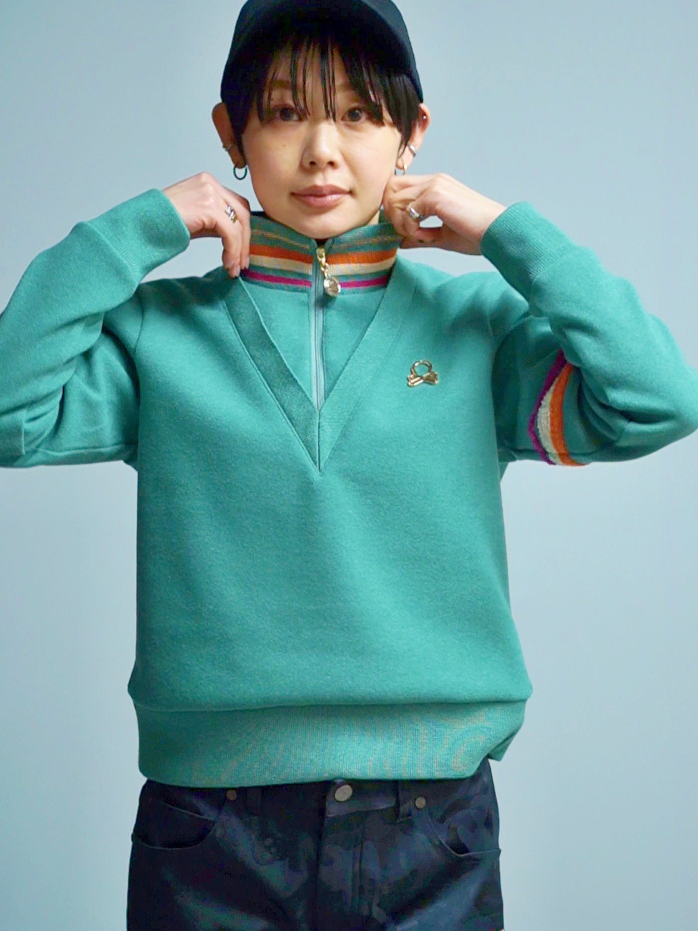 Flux Layered Pullover | WOMEN / MINT