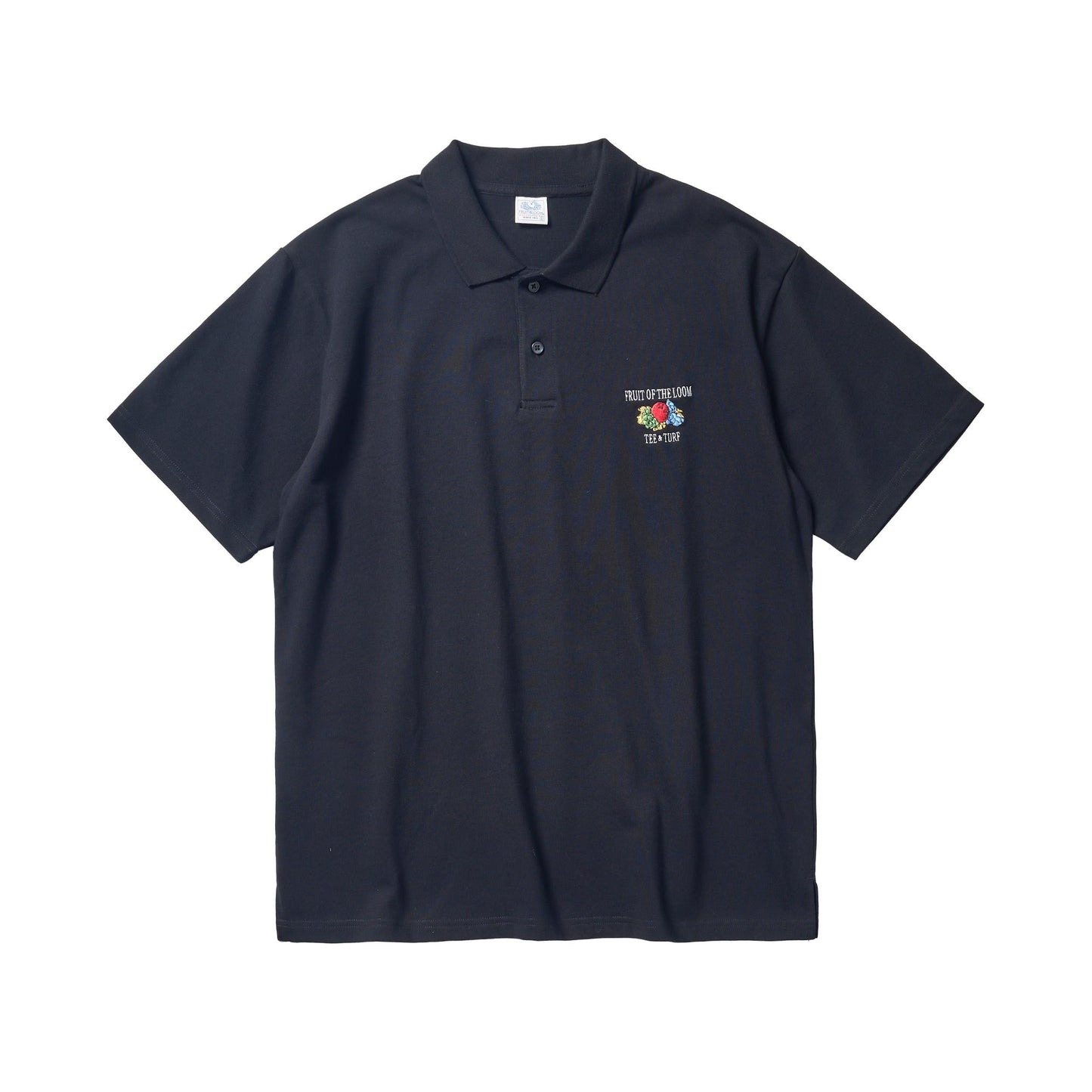 FRUIT OF THE LOOM Embroidery Polo(BLACK)