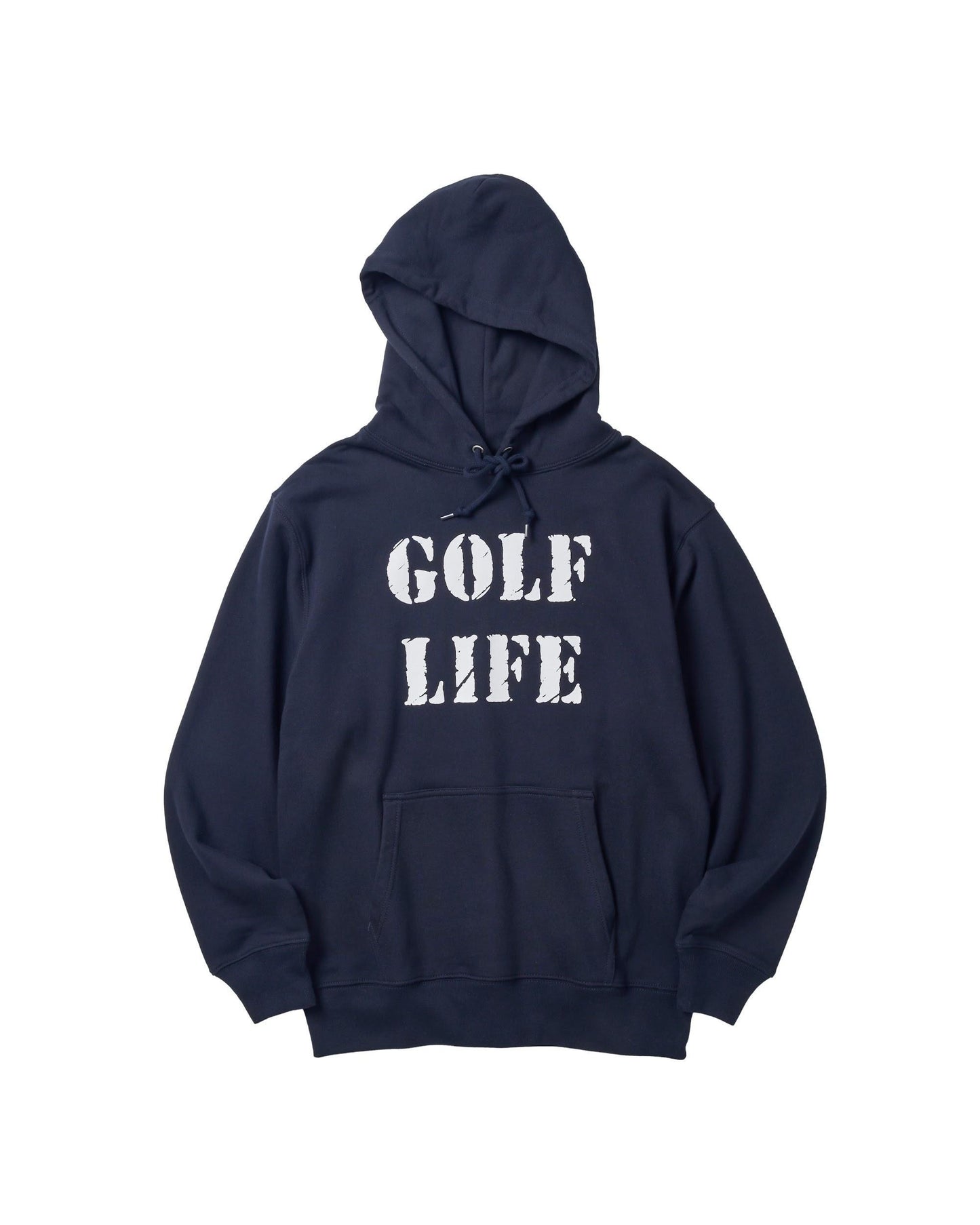 Golf Life Print Pullover Hoodie(NAVY)