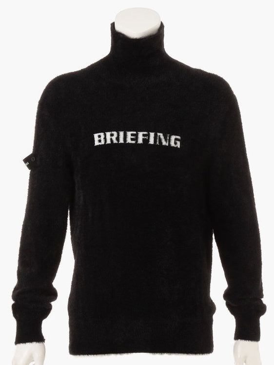 MEN'S SHAGGY LOGO TURTLENECK KNIT / BLACK – ADVANTAGE