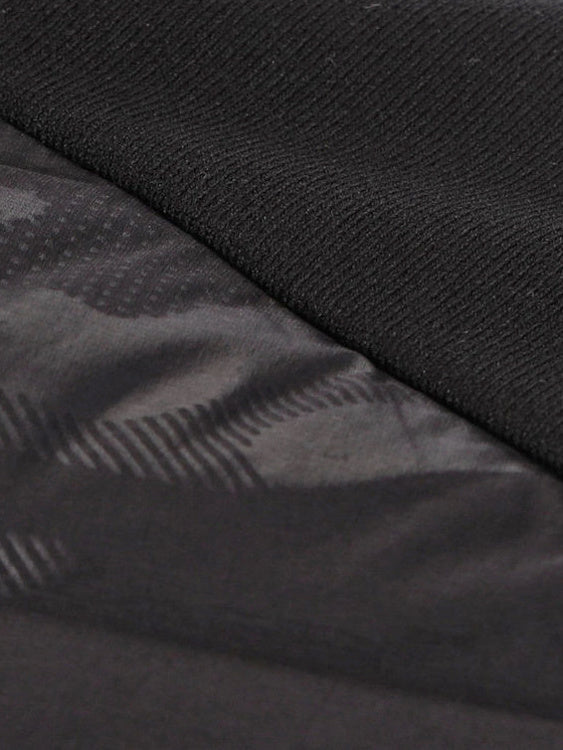 BRIEFING GOLF | MEN’S HYBRID DOWN VEST / BLACK × CAMO