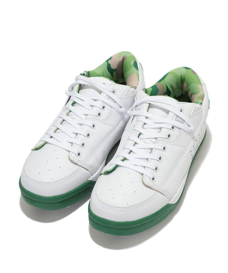 TARMAC-G LOW-CUT | MEN and WOMEN / WHITE