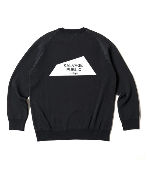 SALVAGE PUBLIC Kolepa/サルベージパブリックコレパ Wai'ale'sle Kint Crew (DH Kolepa) / Men / Black
