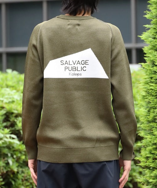 SALVAGE PUBLIC Kolepa/サルベージパブリックコレパ Wai'ale'sle Kint Crew (DH Kolepa) / Men / Black