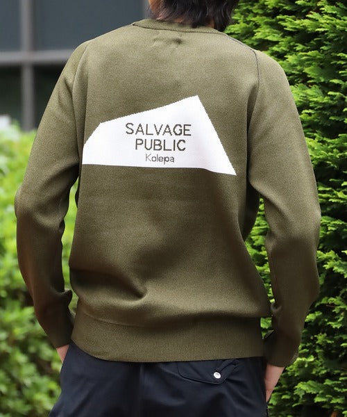 SALVAGE PUBLIC Kolepa/サルベージパブリックコレパ Wai'ale'sle Kint Crew (DH Kolepa) / Men / Black