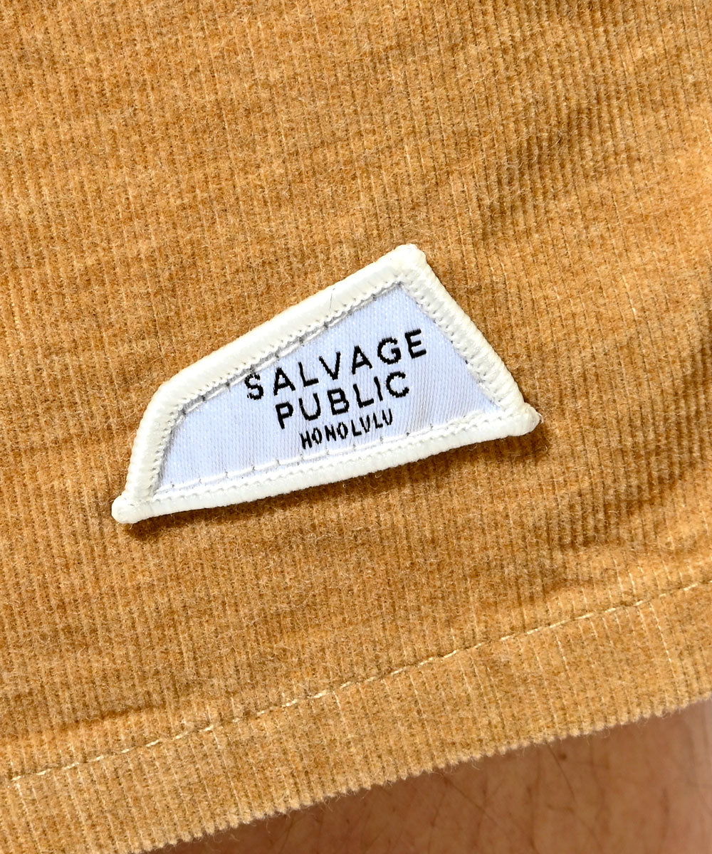 【SALVAGE PUBLIC】 コーデュロイベイカーショーツ / Tan