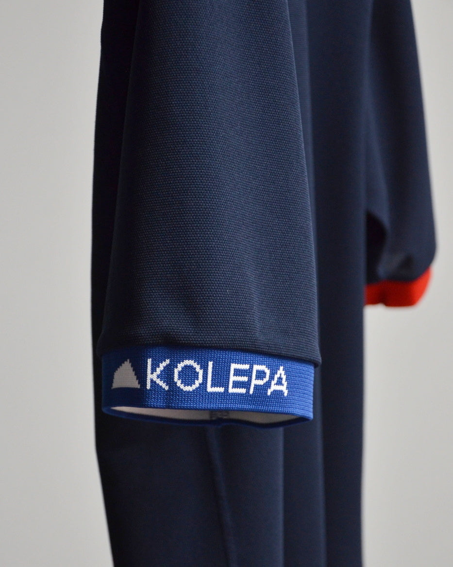 Mālama Recycle Pique Mockneck Shortsleeve / NAVY