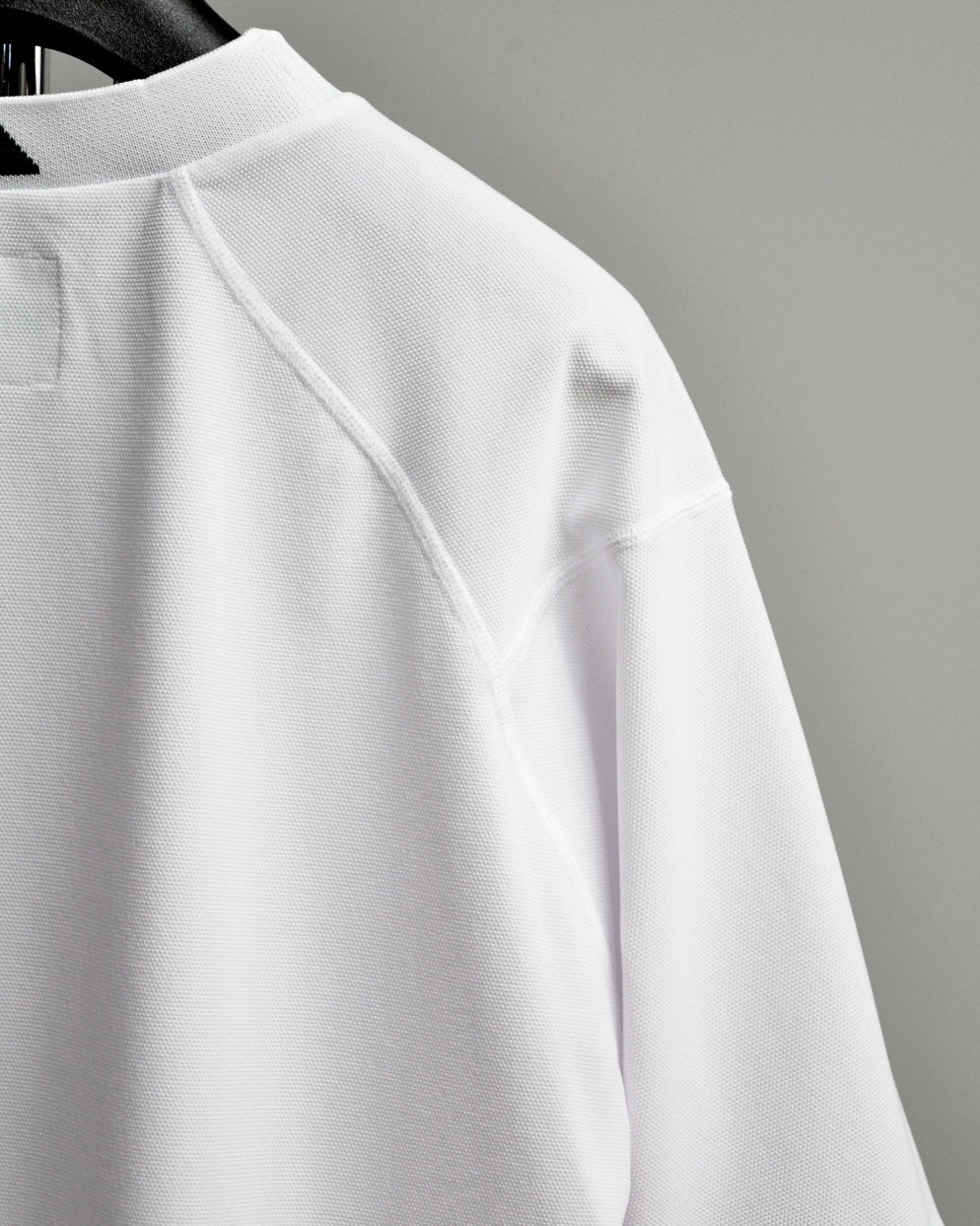 Mālama Recycle Pique Mockneck Shortsleeve / WHITE