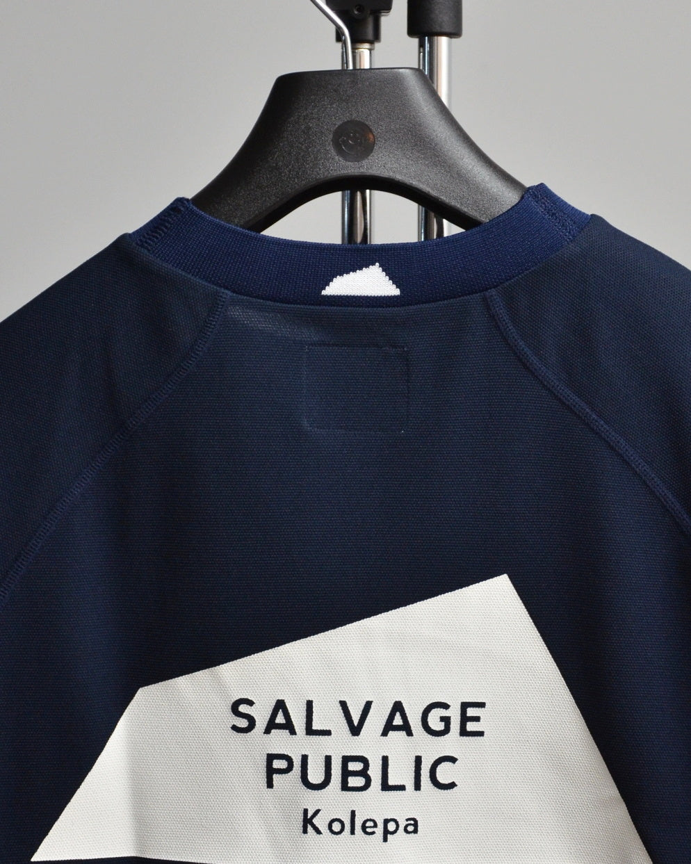 Mālama Recycle Pique Mockneck Shortsleeve(DH print) / NAVY
