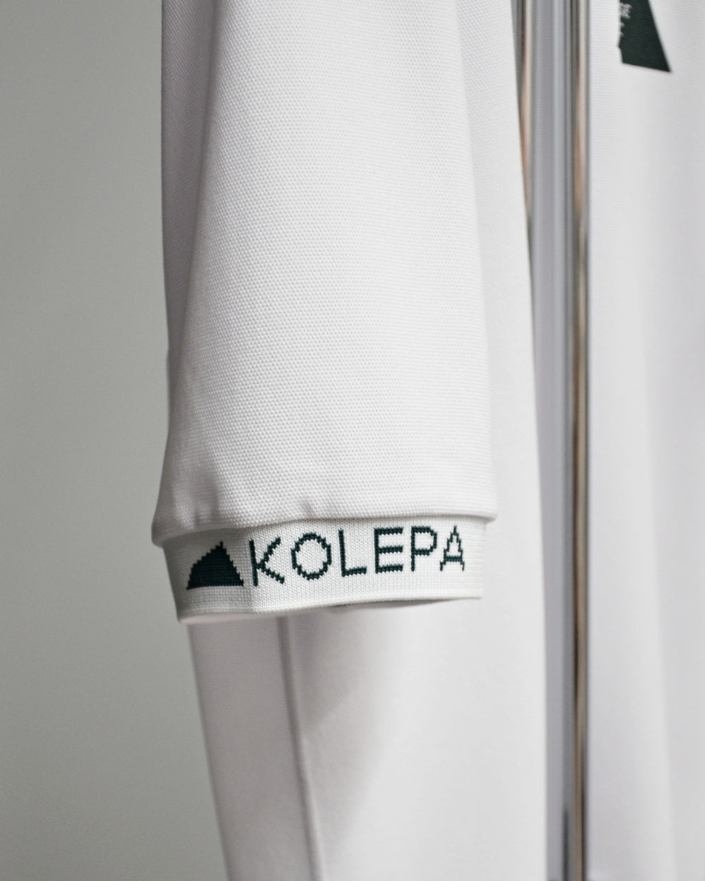 Mālama Recycle Pique Mockneck Shortsleeve(DH print) / WHITE