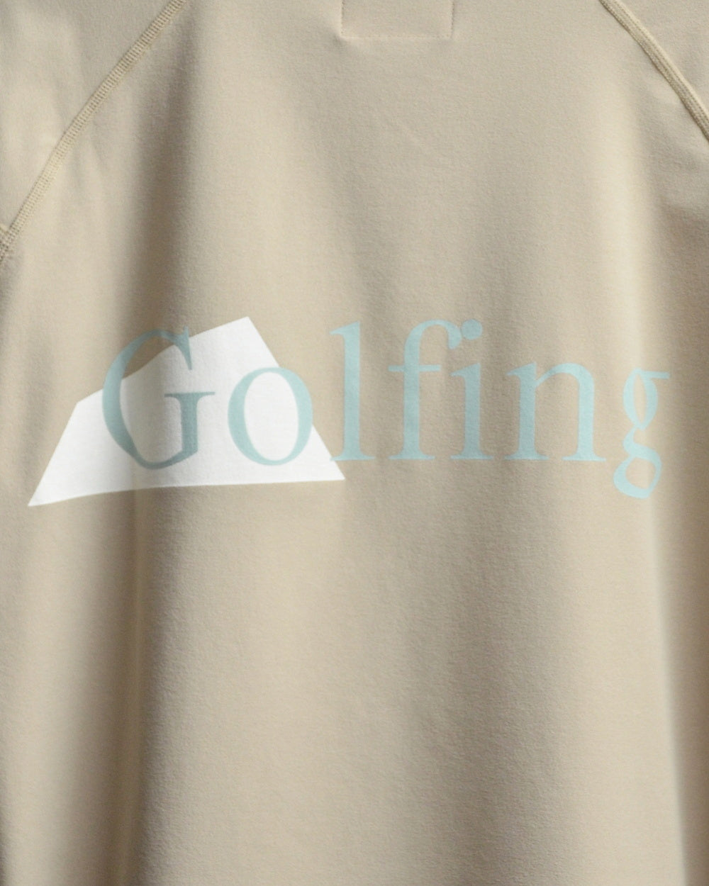SALVAGE PUBLIC Kolepa サルベージ パブリック コレパ SURFモックネックTEE(Double quilt/Golfing)/ SAND