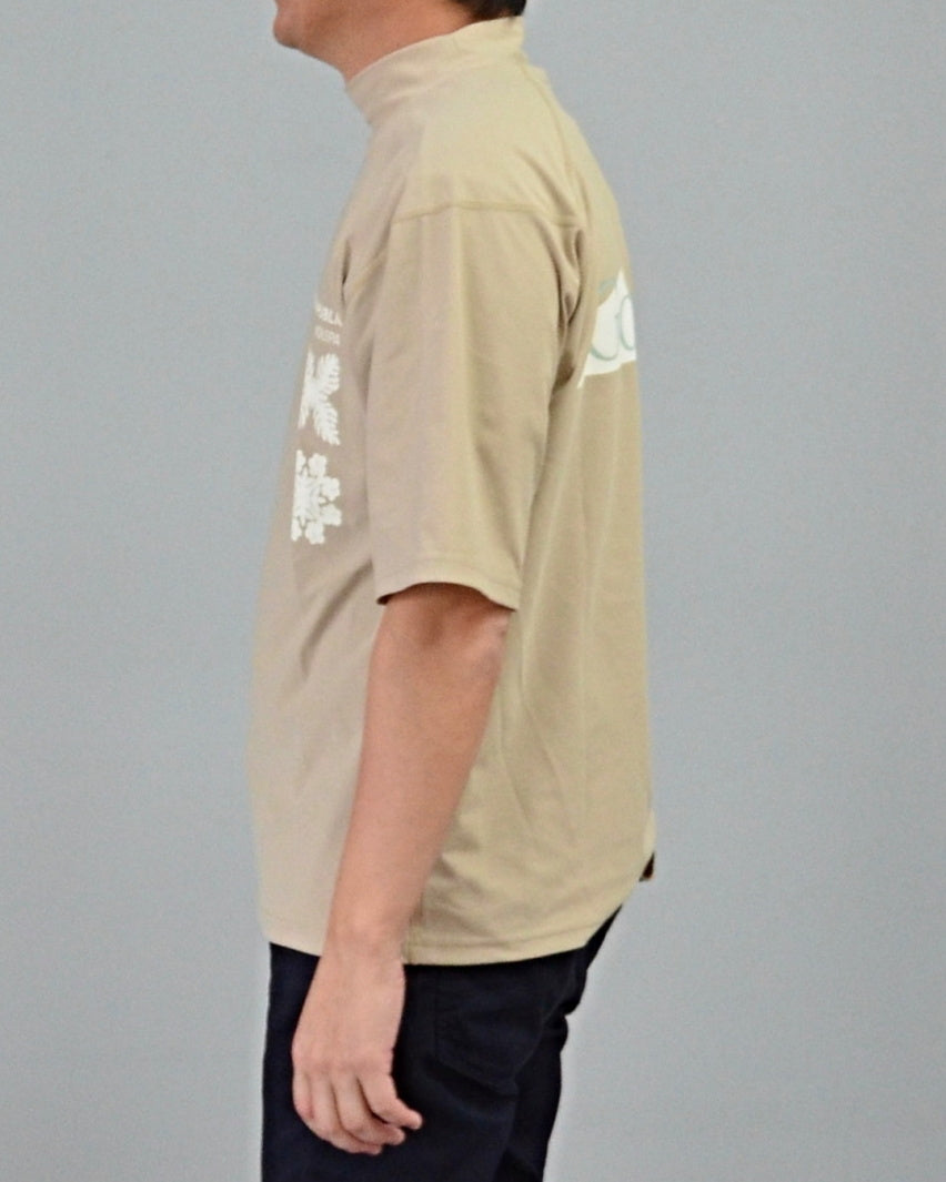 SALVAGE PUBLIC Kolepa サルベージ パブリック コレパ SURFモックネックTEE(Double quilt/Golfing)/ SAND