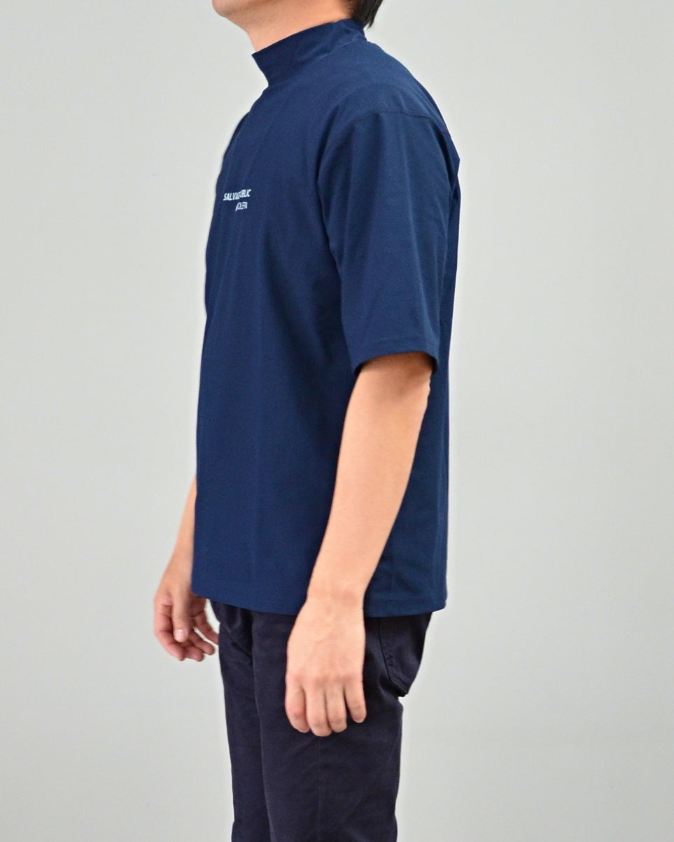 SALVAGE PUBLIC Kolepa サルベージ パブリック コレパ SURFモックネックTEE(Kolepa Stamp)/ NAVY